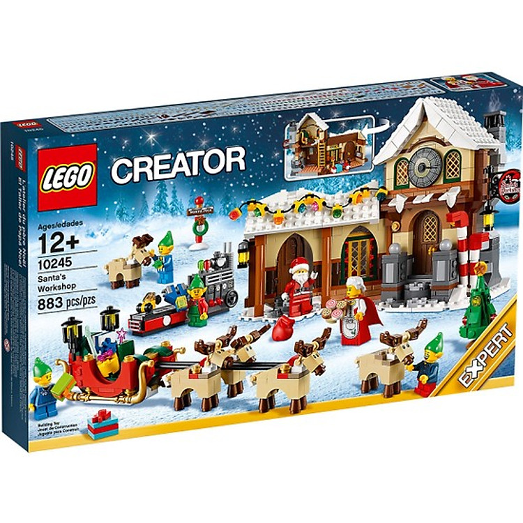 Mua tại Lazada: LEGO 10245 - Xưởng Ông Già Noel Chính hãng Tiết kiệm