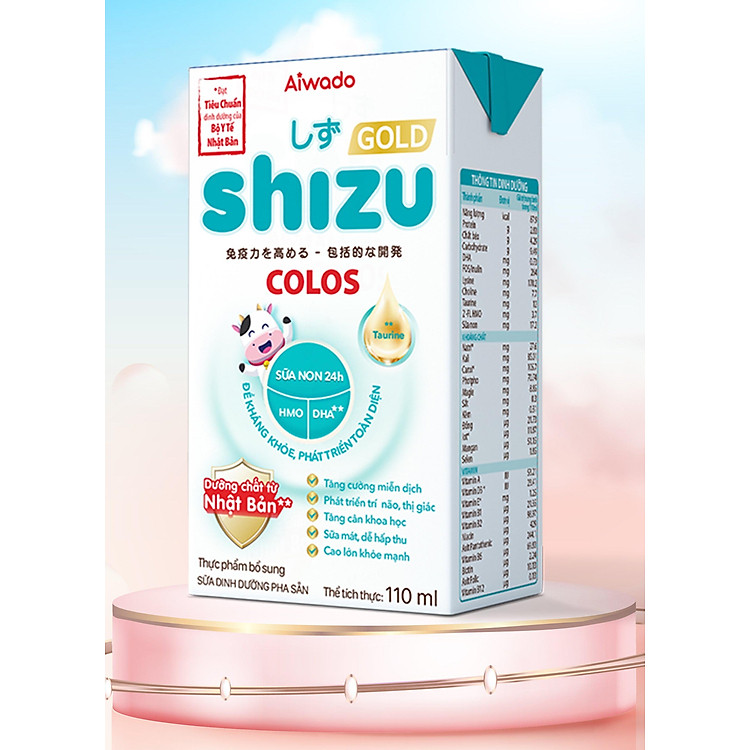 Tìm mua tại Avakids:Thùng sữa bột Aiwado Shizu Colos Gold Hàng chuẩn, tràn ngập Khuyến mãi, Ưu đãi