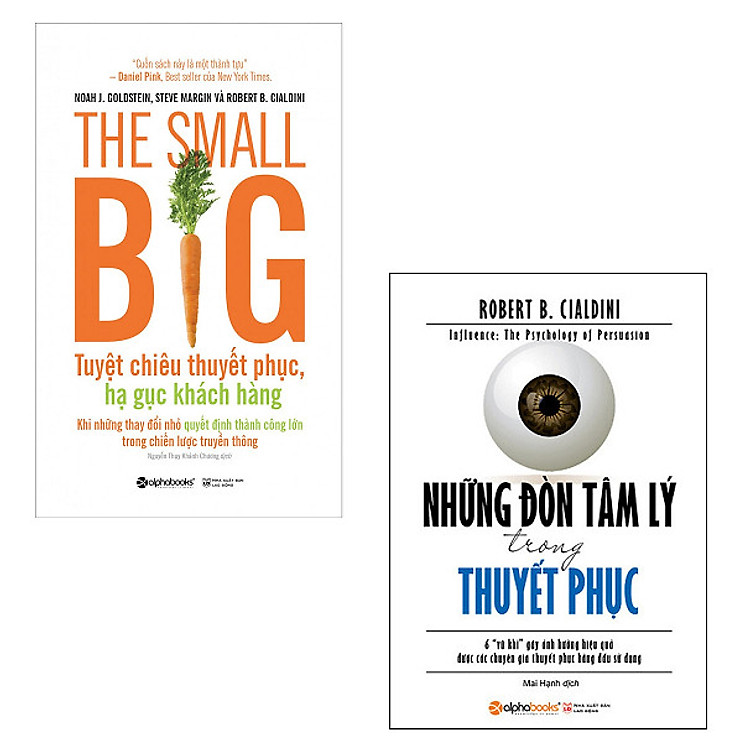 Bộ 2 cuốn sách về nghệ thuật thuyết phục: Những Đòn Tâm Lý Trong Thuyết Phục - The Small Big Tuyệt Chiêu Thuyết Phục Hạ Gục Khách Hàng