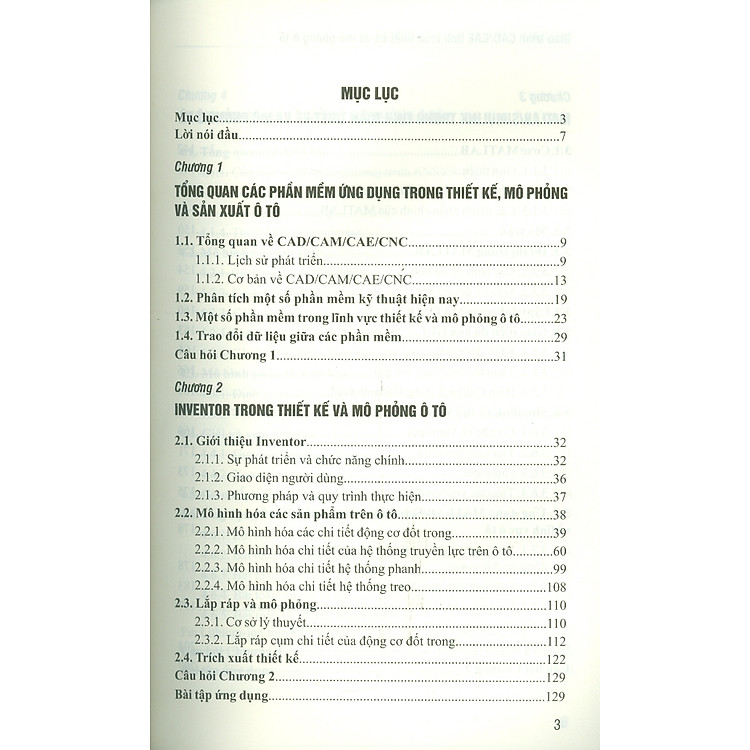 Giáo Trình CAD/CAE Trong Tính Toán Thiết Kế Và Mô Phỏng Ô Tô - Ảnh 3