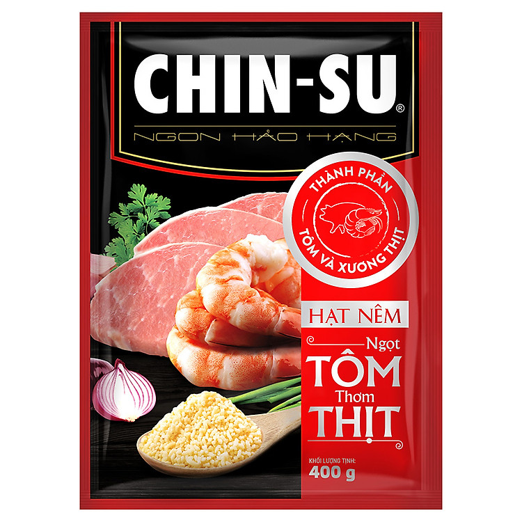 Hạt Nêm CHIN-SU Ngọt Tôm Thơm Thịt (Gói 400g)