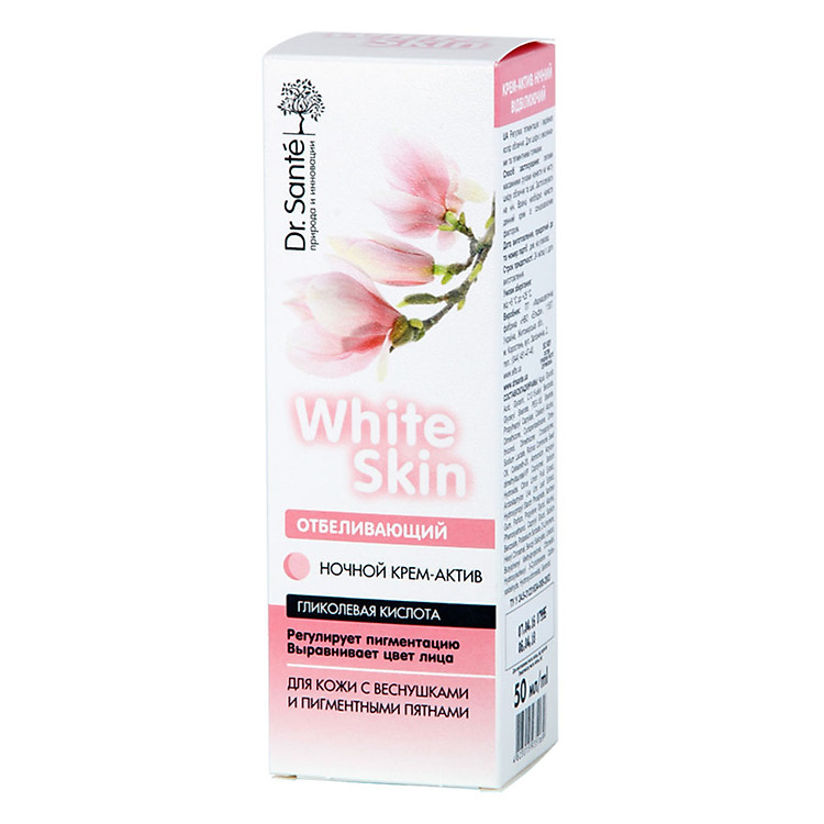 Kem Dưỡng Ban Đêm Làm Trắng Sáng Và Đều Màu Da Dr.Sante White Skin (50ml)