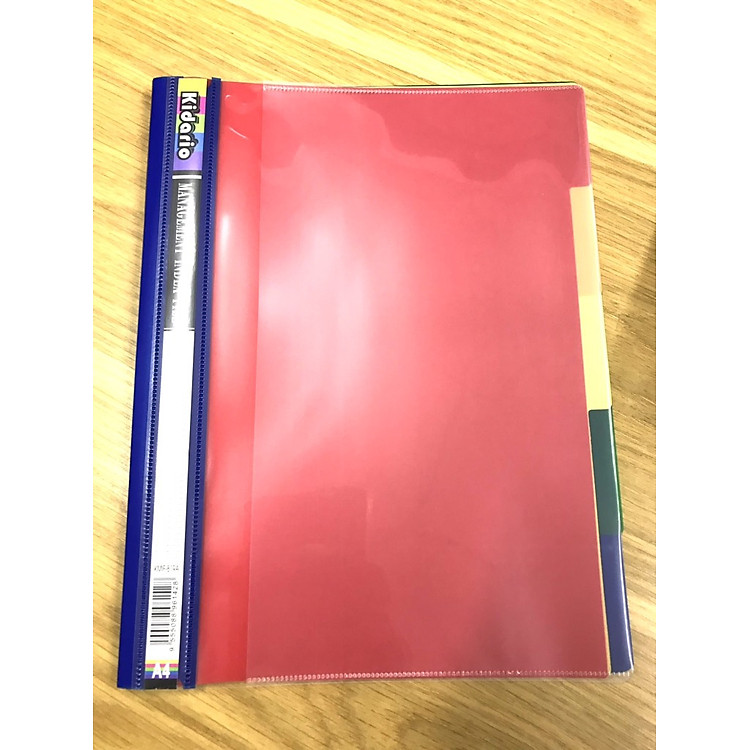 Bìa Acco A4 Phân Trang Kidario KMIF-819A (Màu ngẫu nhiên)