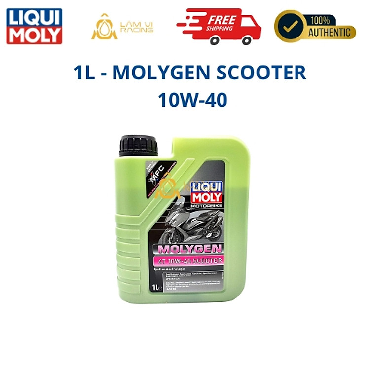 Dầu Nhớt Xe Máy Tay Ga Liqui Moly MolyGen Scooter 5W-30, 10W-40 Thế Hệ Mới 1L - Hàng Chính Hãng
