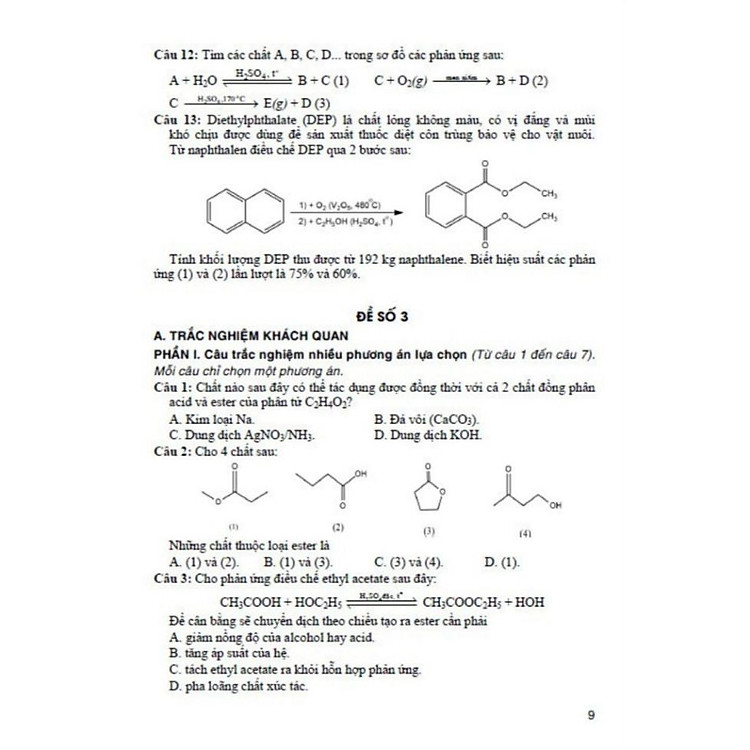 Tuyển Tập Đề Kiểm Tra Môn Hóa Học 12 (Dùng Chung Cho Các Bộ SGK Hiện Hành) - Ảnh 6