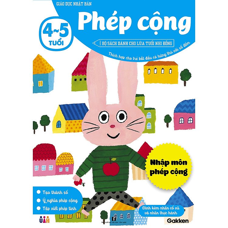 SÁCH THIẾU NHI CHO TRẺ 4-5 TUỔI_TOÁN HỌC_Phép cộng (4~5 tuổi)