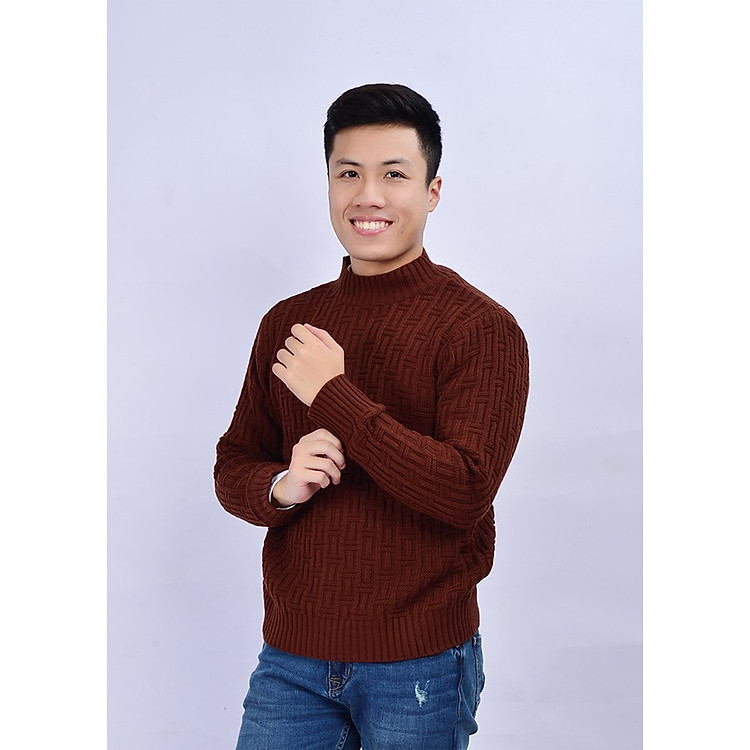 Áo len nam cổ lọ lửng - N828