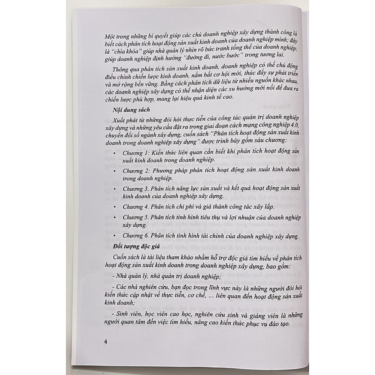Phân Tích Hoạt Động Sản Xuất Kinh Doanh Trong Doanh Nghiệp Xây Dựng - Ảnh 4
