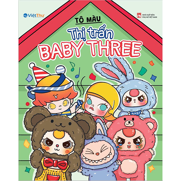 Thị trấn Baby Three – Sách tô màu