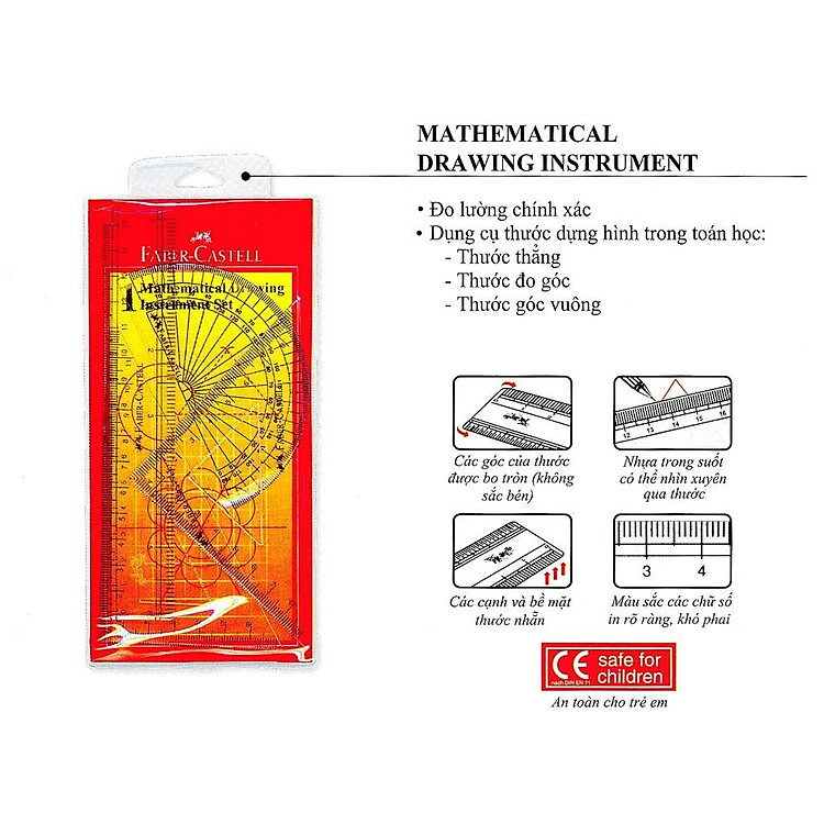 Dụng Vẽ Toán Học Faber-Castell - Ảnh 4