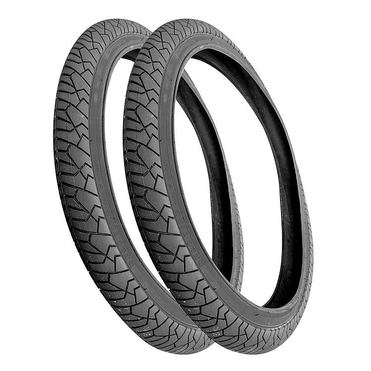 Cặp 2 cái vỏ xe đạp, lốp xe đạp DELI TIRE, 20 X 1.95, S-199 (ĐEN)