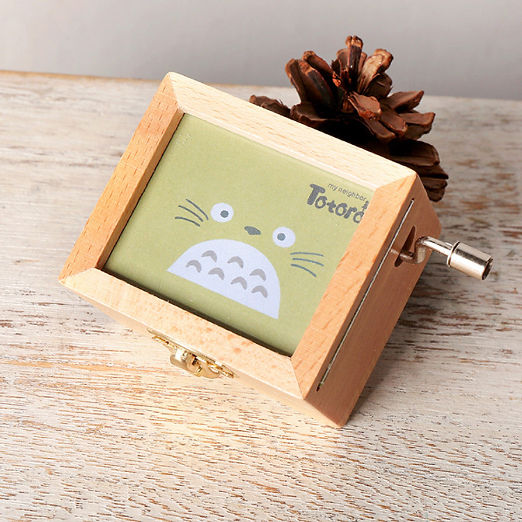 Hộp nhạc quay tay mèo Totoro - Mẫu Ngẫu Nhiên