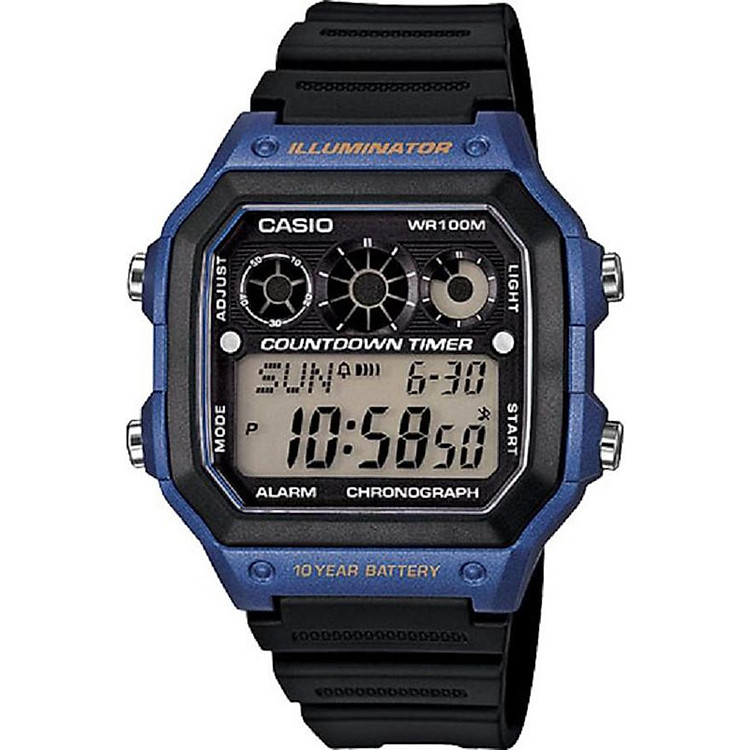 Đồng hồ nam dây nhựa Casio AE-1300WH-2AVDF