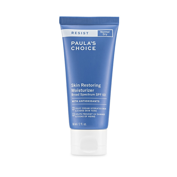Kem chống nắng phổ rộng dưỡng ẩm tế bào, Paula's Choice Resist Skin Restoring Moisturizer SPF 50 60ml Mã: 7970
