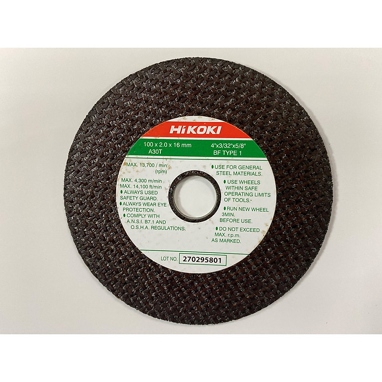 Đá cắt HiKOKI 100mm 702141