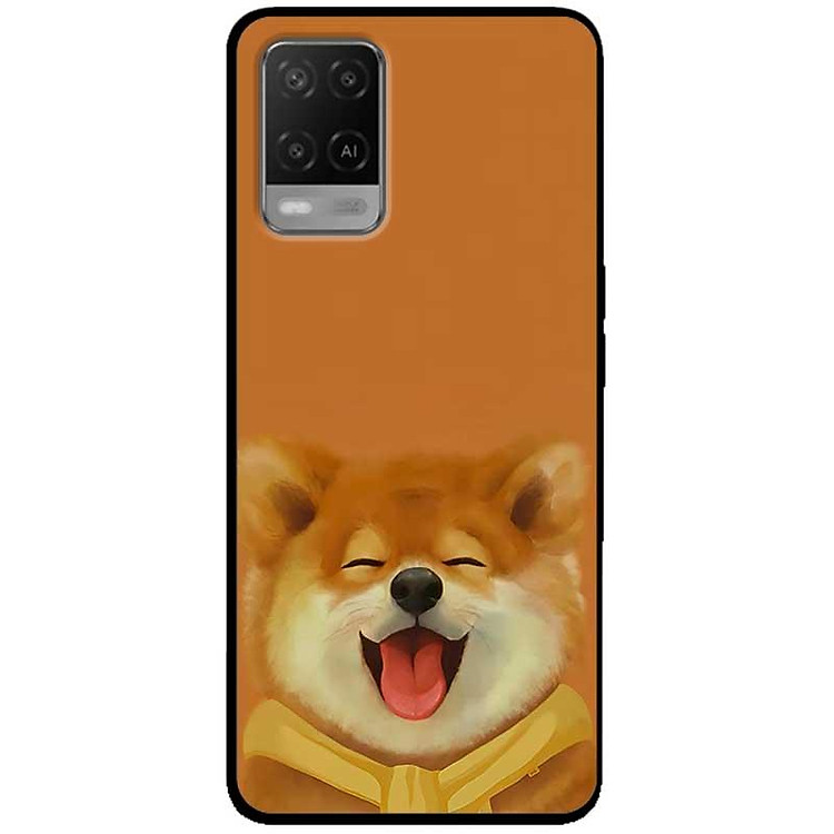 Ốp lưng cho Oppo A54 - A55 - A55s - Oppo A56 5G - Oppo A18 - A38 - A58 - Cún Cười - Hàng Chính Hãng