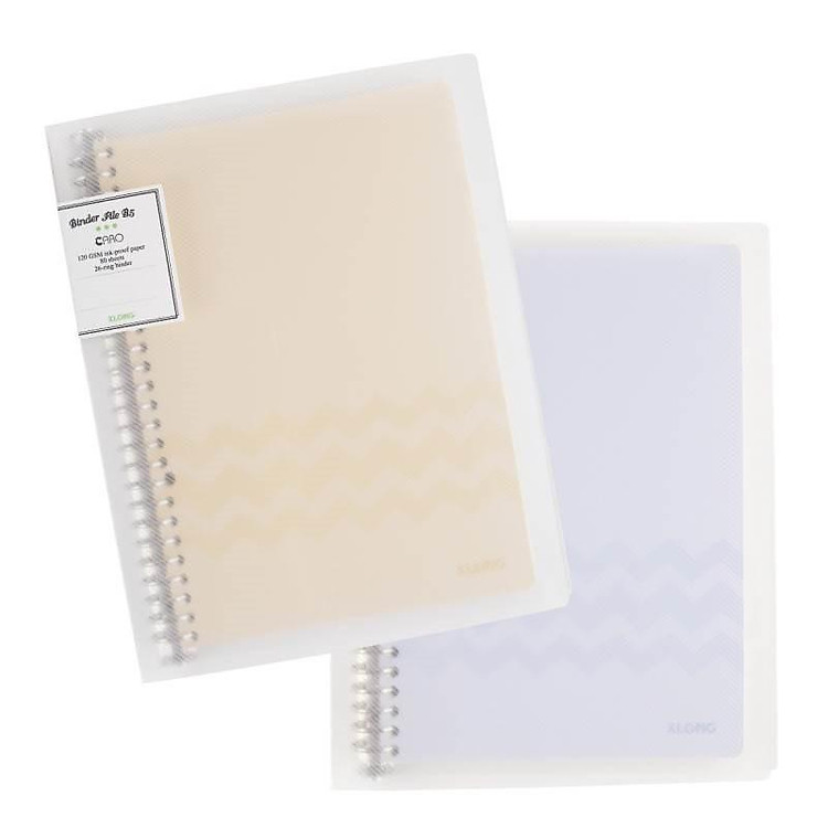 Sổ Caro còng sắt B5 (80 tờ)