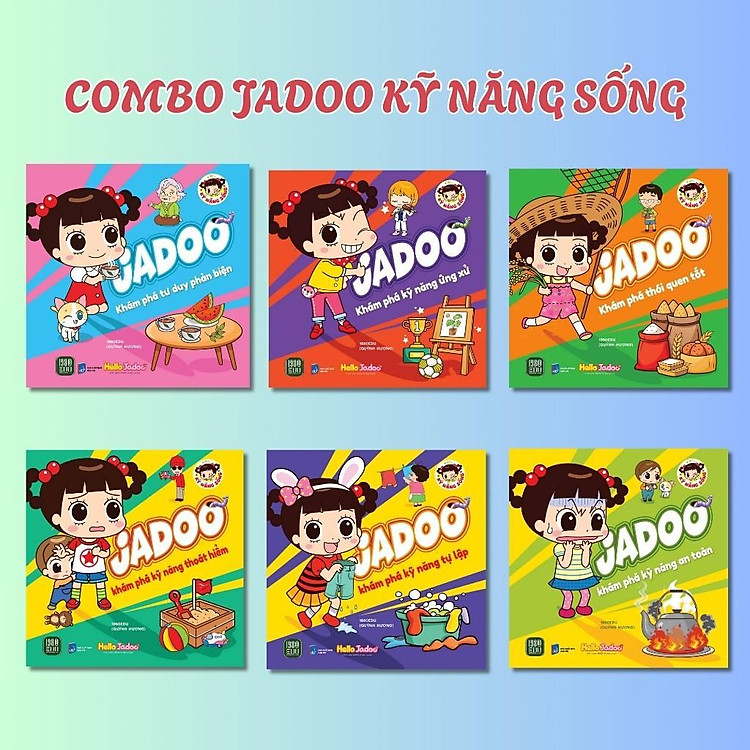 Combo 6 cuốn Jadoo Kỹ Năng Sống