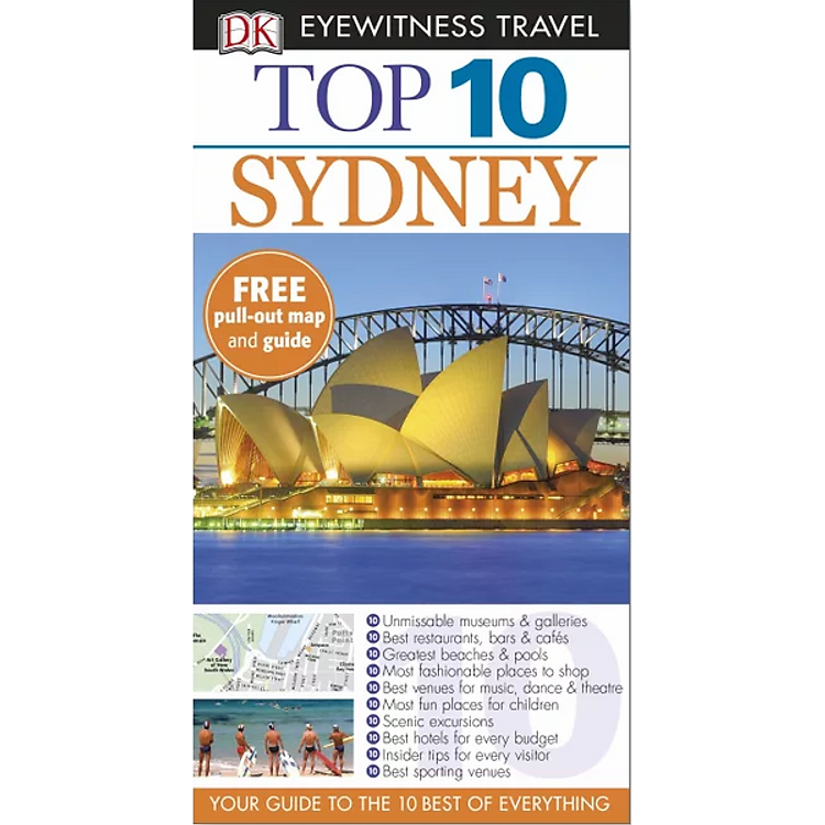 Sách DK Eyewitness Top 10 Sydney