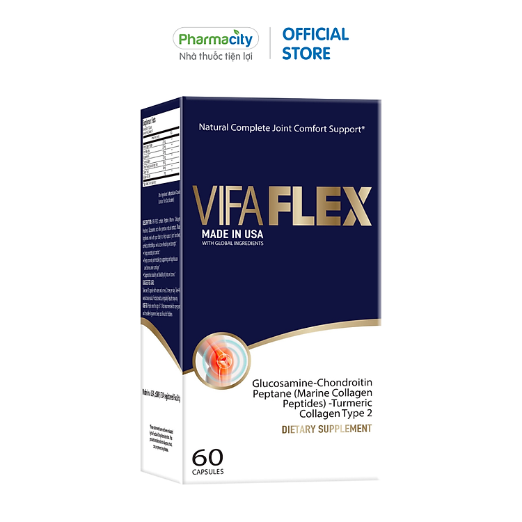 Viên uống hỗ trợ sụn khớp Vifa Flex (Hộp 60 viên)