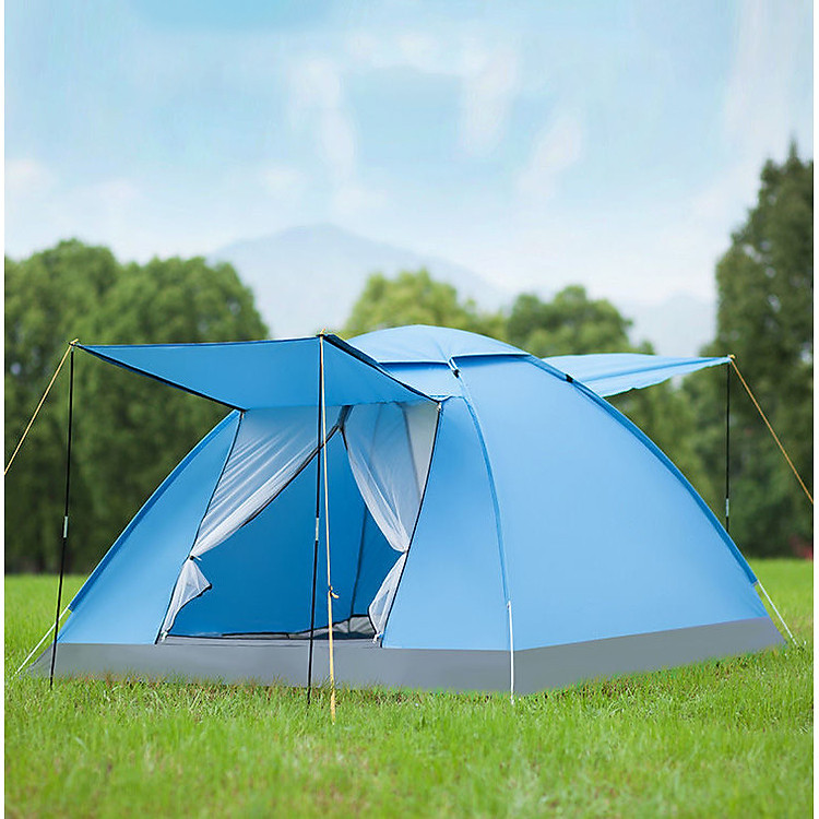 Lều cắm trại tự bung có mái che kích thước 200cm x 200cm x 135cm