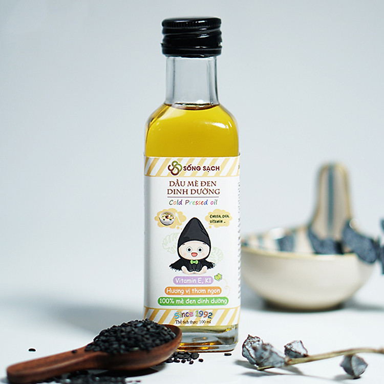 Dầu mè đen dinh dưỡng Sống Sạch 100ml
