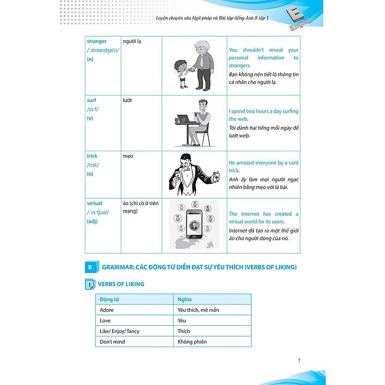 Luyện Chuyên Sâu Ngữ Pháp Và Bài Tập Tiếng Anh Lớp 8 - Tập 1 - Ảnh 6