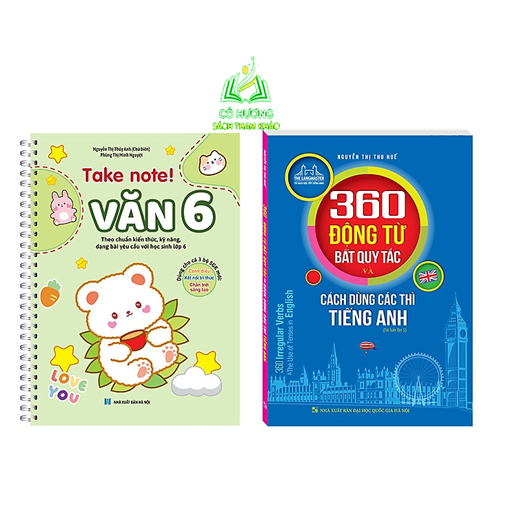 COMBO 2C TAKE NOTE! Văn 6 (CÓ lò xo)