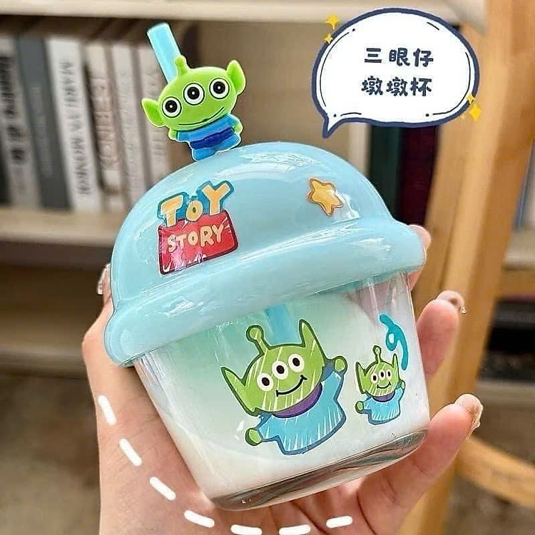Cốc Thủy Tinh 210ml Cho Bé + Ống Hút Chính hãng Giá rẻ - Hình ảnh 4