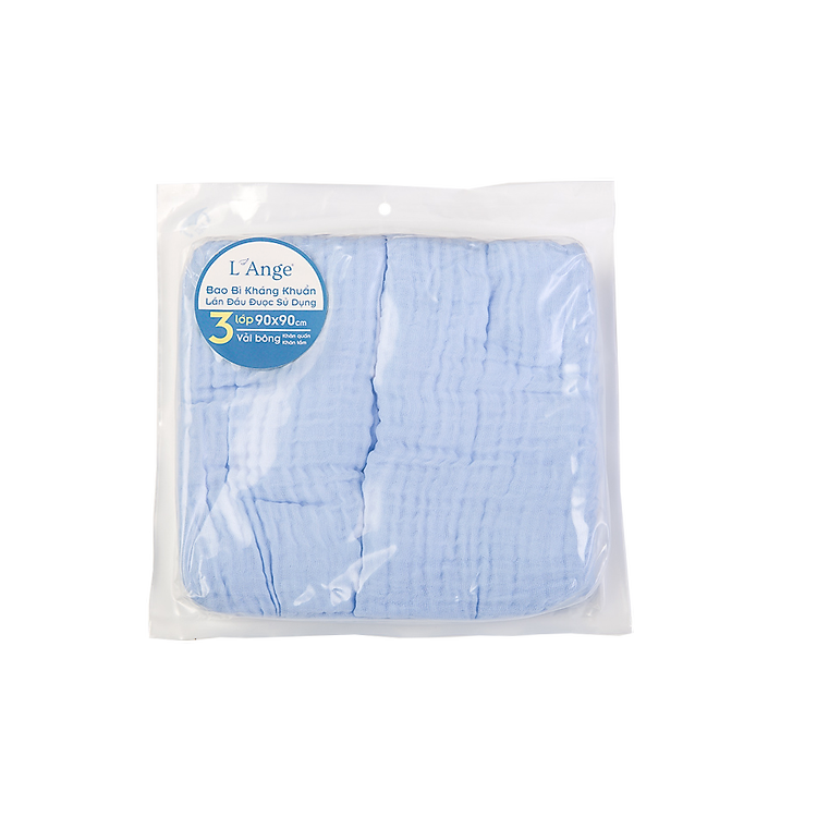 Mua Khăn quấn L’Ange cho bé 90x90cm Chính hãng Giá tốt - Hình ảnh 3