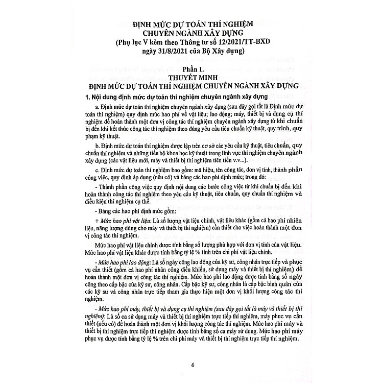 Định Mức Dự Toán Công Trình (Sửa Đổi, Bổ Sung) - Tập 3 - Ảnh 7
