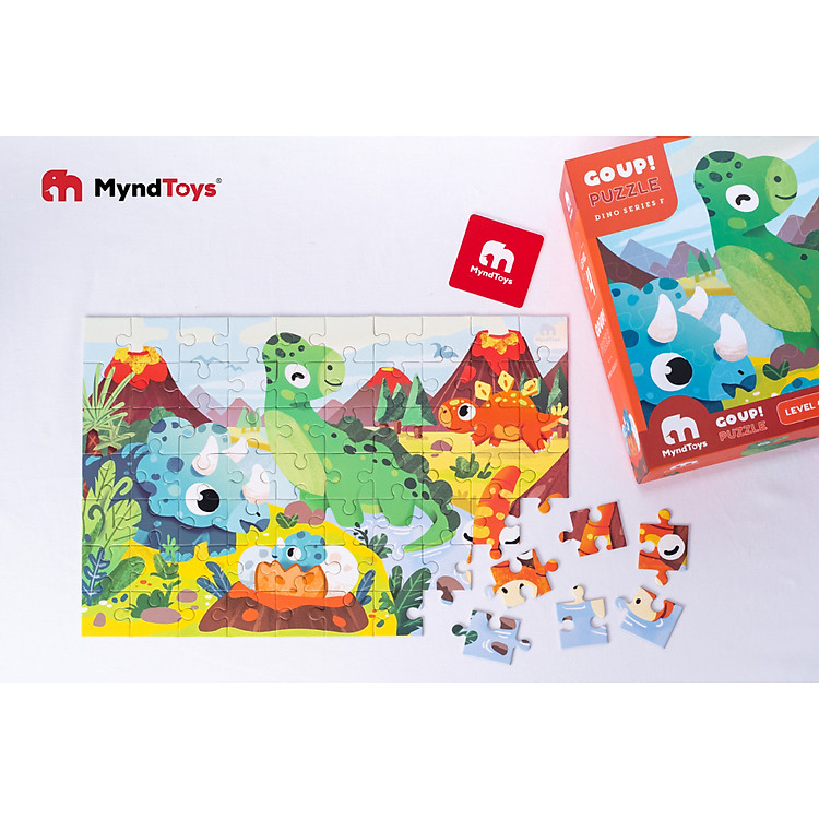 Đồ Chơi Xếp Hình MyndToys Dino Level 4 Chính hãng Ưu đãi - Hình ảnh 3