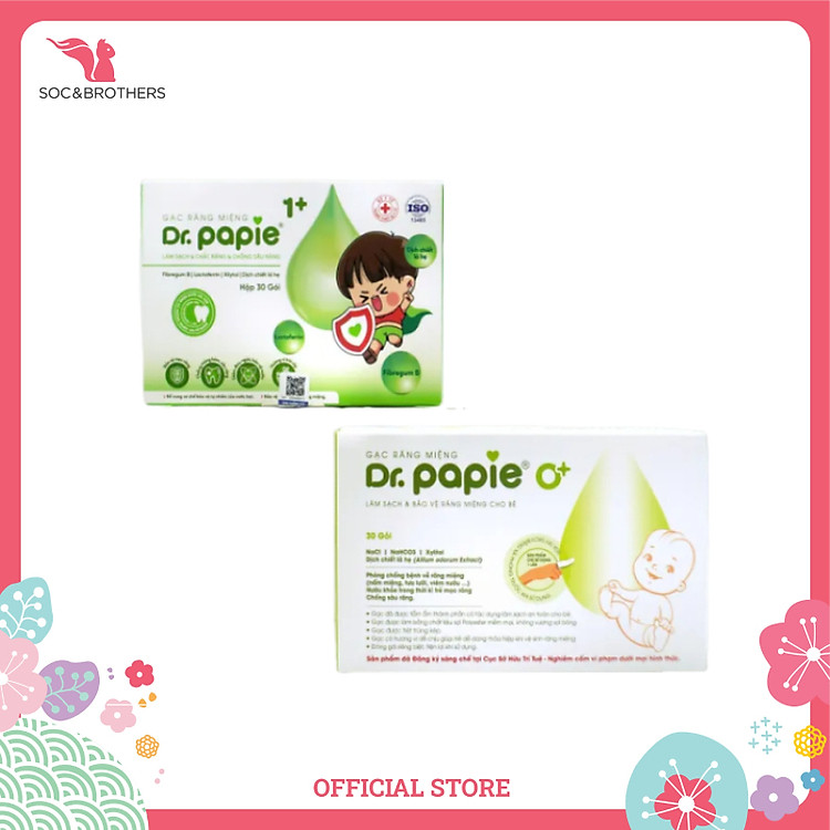Gạc Rơ Lưỡi Dr Papie 30 Miếng Chính hãng Giá rẻ - Hình ảnh 3