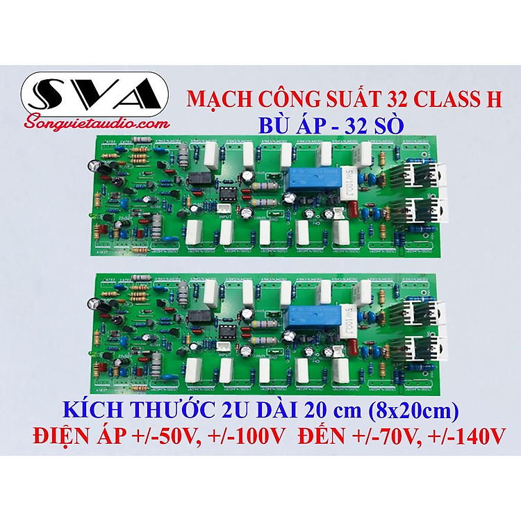 Mạch công suất class H 32 sò