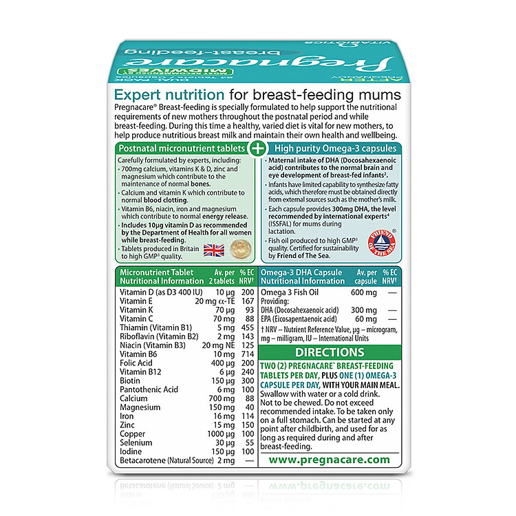 Mua Vitabiotics Pregnacare cho Mẹ Bỉm 84 viên Tiết kiệm - Hình ảnh 4