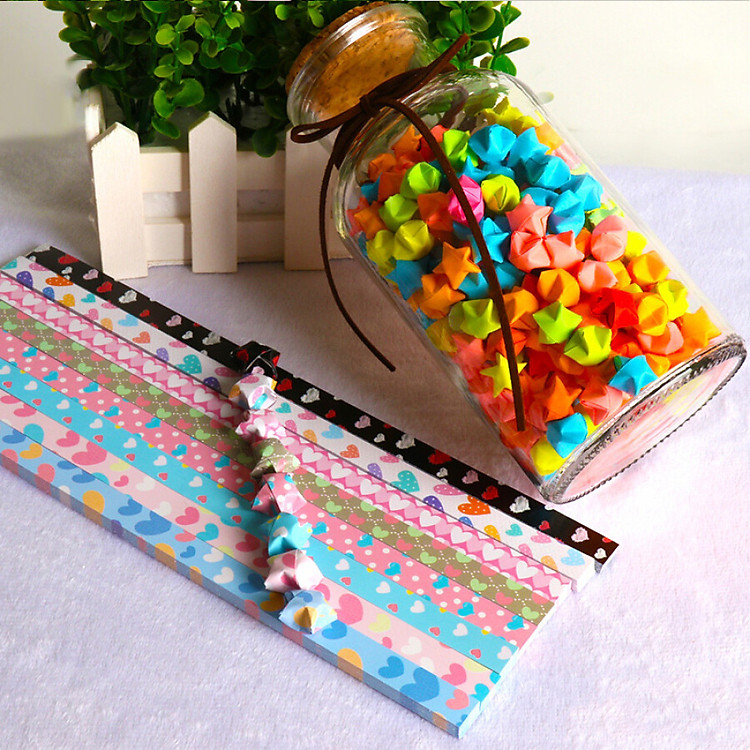 Giấy Xếp Sao DIY TaTanice TXXZ002 (8 Màu)