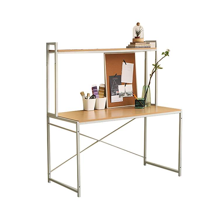 Bàn làm việc mẫu mới 2018 BXG029 vàng nâu (100x55cm)