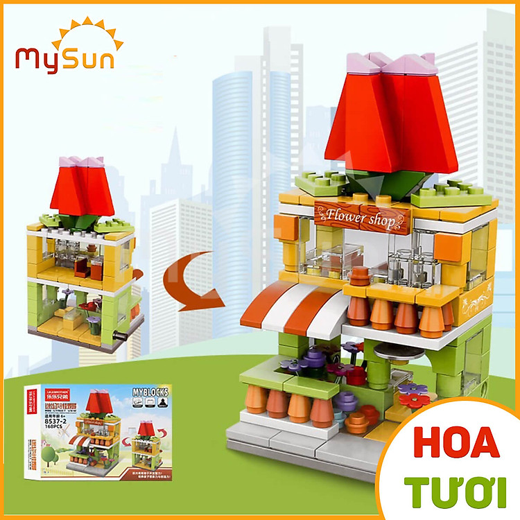 Đồ chơi xếp lắp mô hình thành phố Chính hãng Tiết kiệm