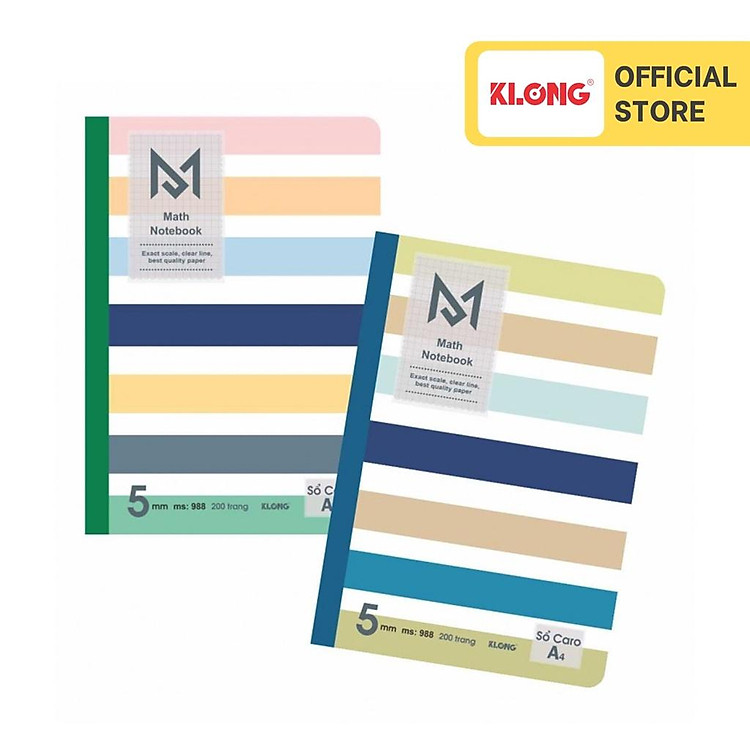 Vở Caro KLONG A4 (200 trang)