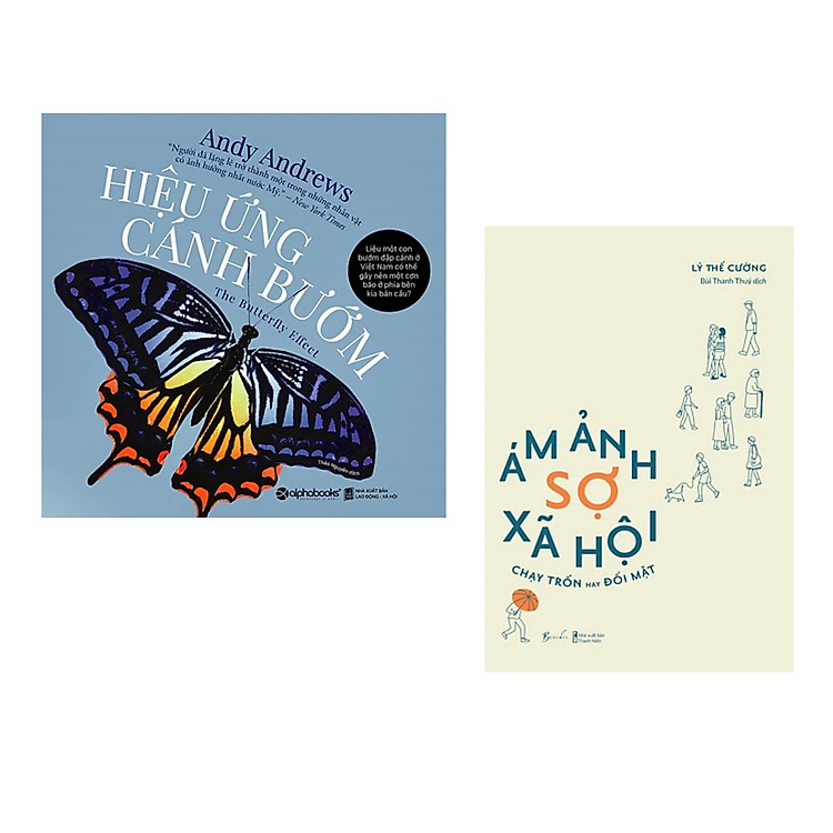 Combo 2Q: Hiệu Ứng Cánh Bướm + Ám Ảnh Sợ Xã Hội - Chạy Trốn Hay Đối Mặt(Chìa Khóa để Thành Công/ Thay đổi cuộc đời)/ Tặng Kèm Booklmark Happy Life