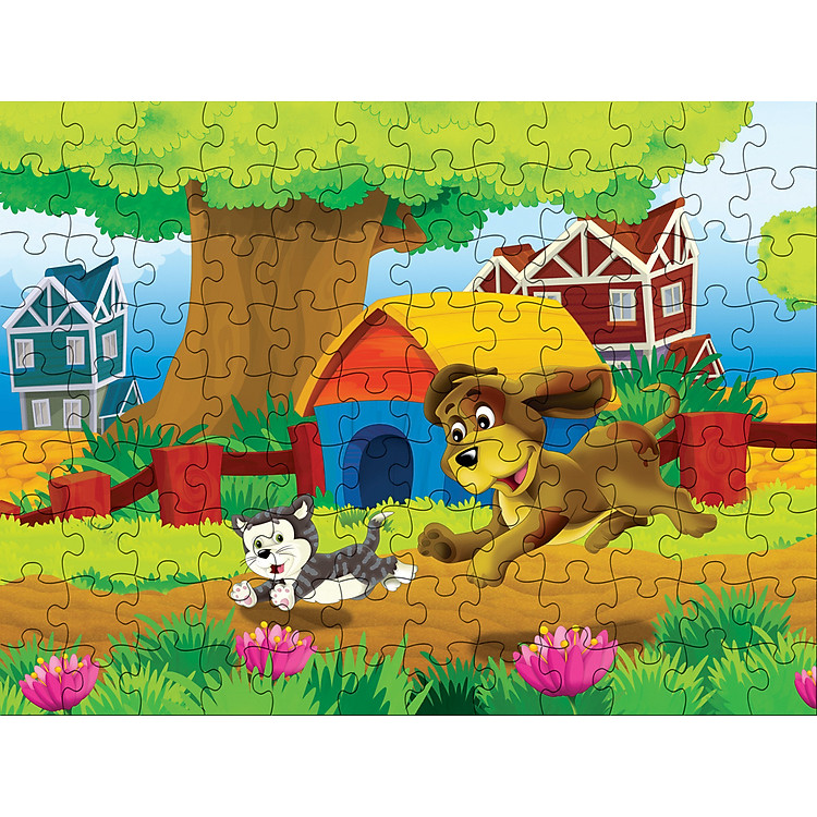 Mua Tranh xếp hình Tia Sáng 108 mảnh Chính hãng Ưu đãi - Hình ảnh 2