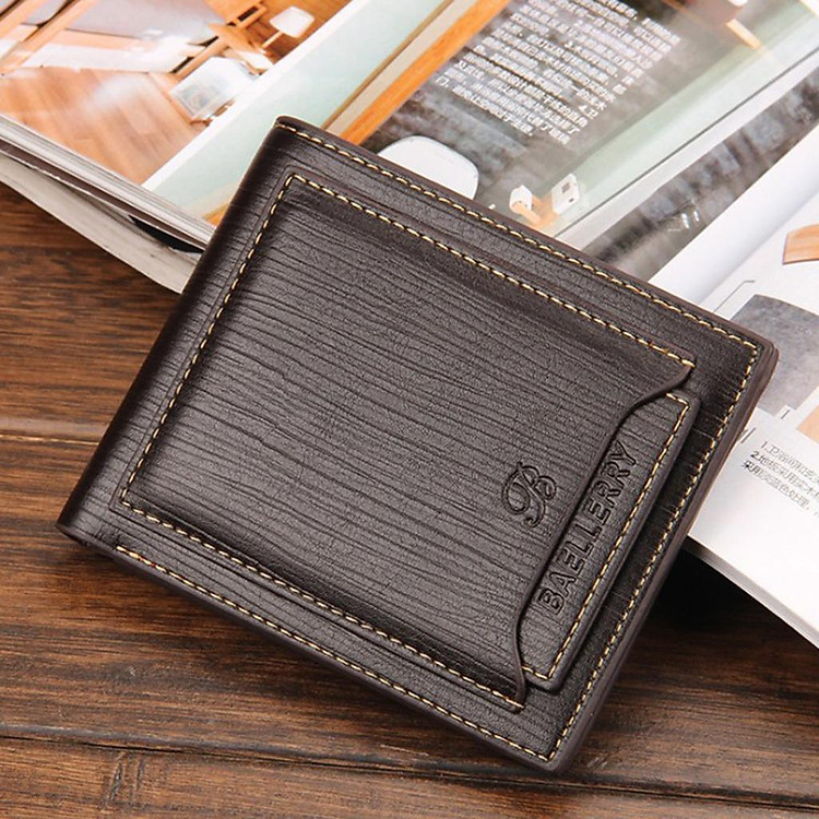 Fashion Mens Leather Wallet Short Card Holder Case Coin Purse
