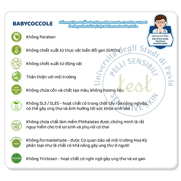 Phấn rôm nước Babycoccole 30ml Chính hãng Ưu đãi - Hình ảnh 5