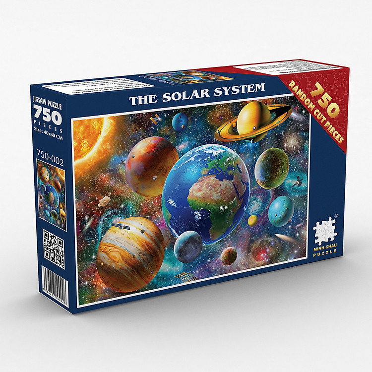 Tranh Xếp Hình 750 Mảnh Hệ Mặt Trời Chính hãng Tiết kiệm - Hình ảnh 2