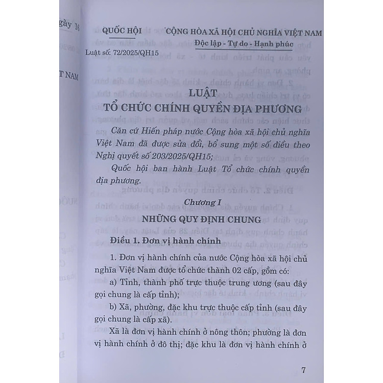 Luật Tổ Chức Chính Quyền Địa Phương - Ảnh 4