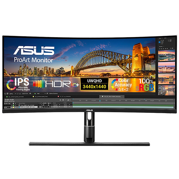 Màn Hình Cong Đồ Họa Asus ProArt PA34VC 34 inch UWQHD (3440 x 1440) 5ms 100Hz IPS ΔE < 2 Thunderbolt 3 HDR10 100% sRGB - Hàng Chính Hãng
