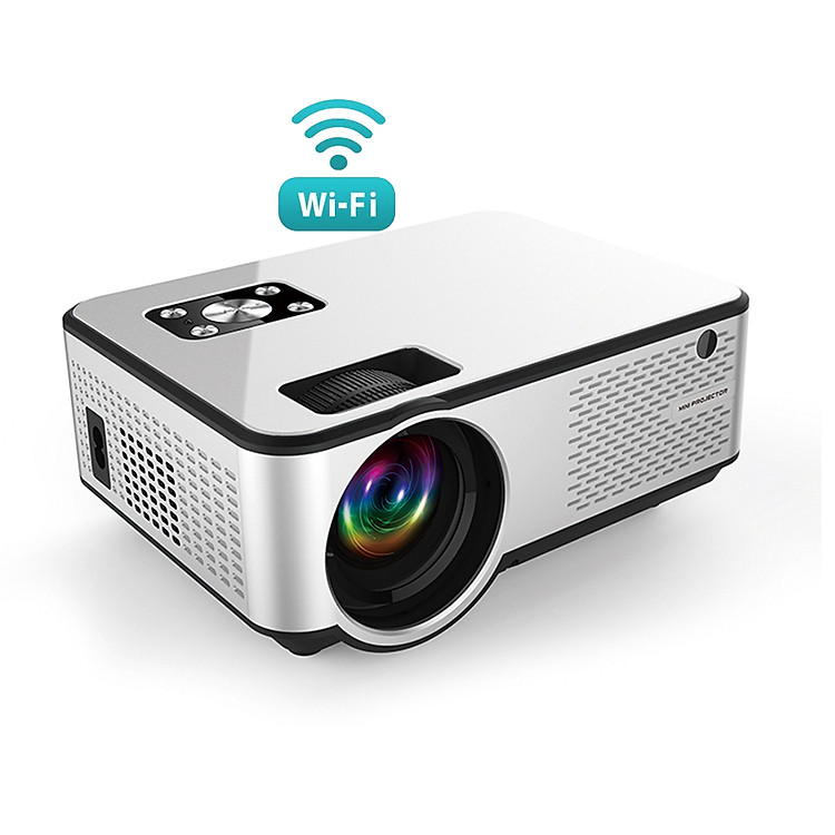 Máy chiếu mini Cheerlux C9 Wifi HD, 2800 lumens, kết nối không dây với điện thoại iphone, android. Hàng chính hãng.