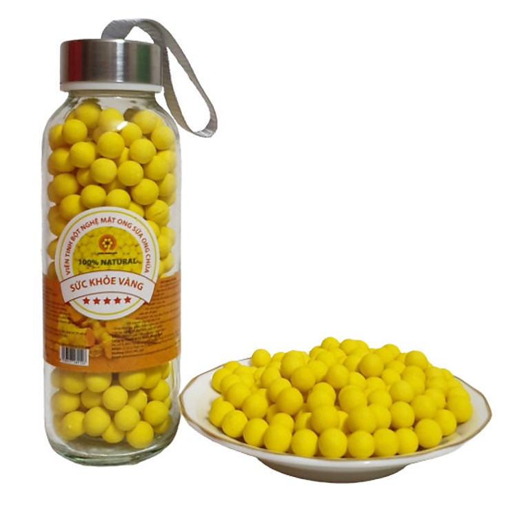 VIÊN NGHỆ MẬT ONG SỮA ONG CHÚA (Hũ 200G)
