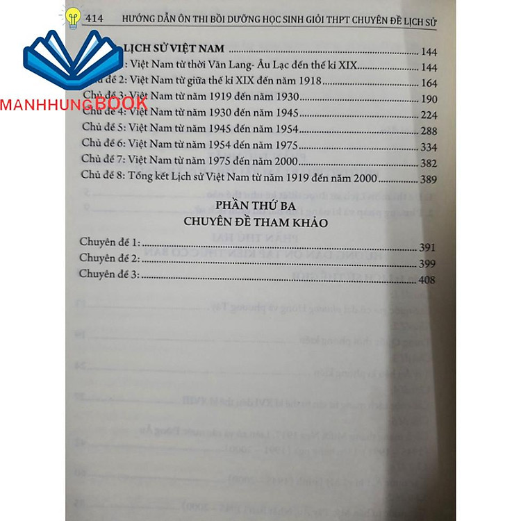 Hướng Dẫn Ôn Thi Bồi Dưỡng Học Sinh Giỏi THPT Chuyên Đề Lịch Sử - Ảnh 4