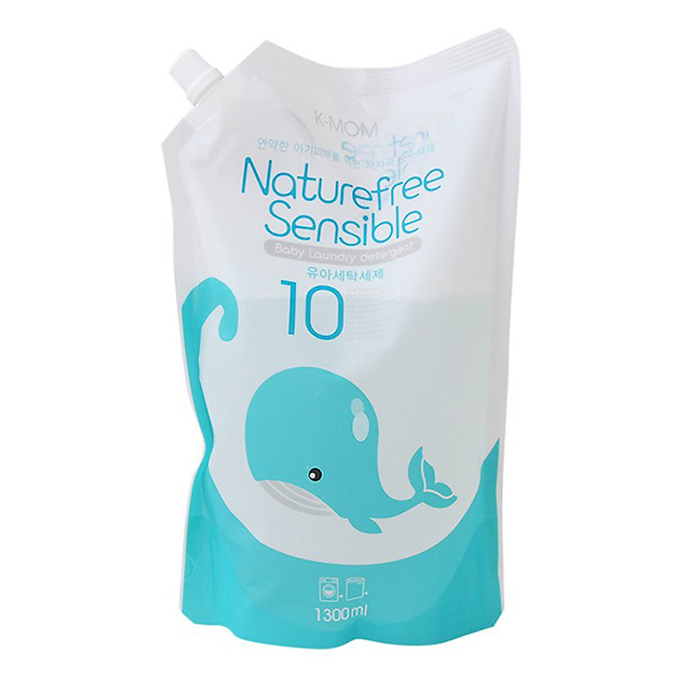 Nước giặt hữu cơ K-Mom Hàn Quốc dạng túi (1300ml)